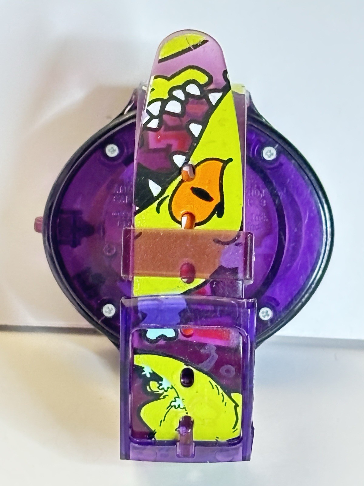 Vintage 1998 Rugrats Movie Reptar Watch 9″ Burger King Untested Needs Batteries