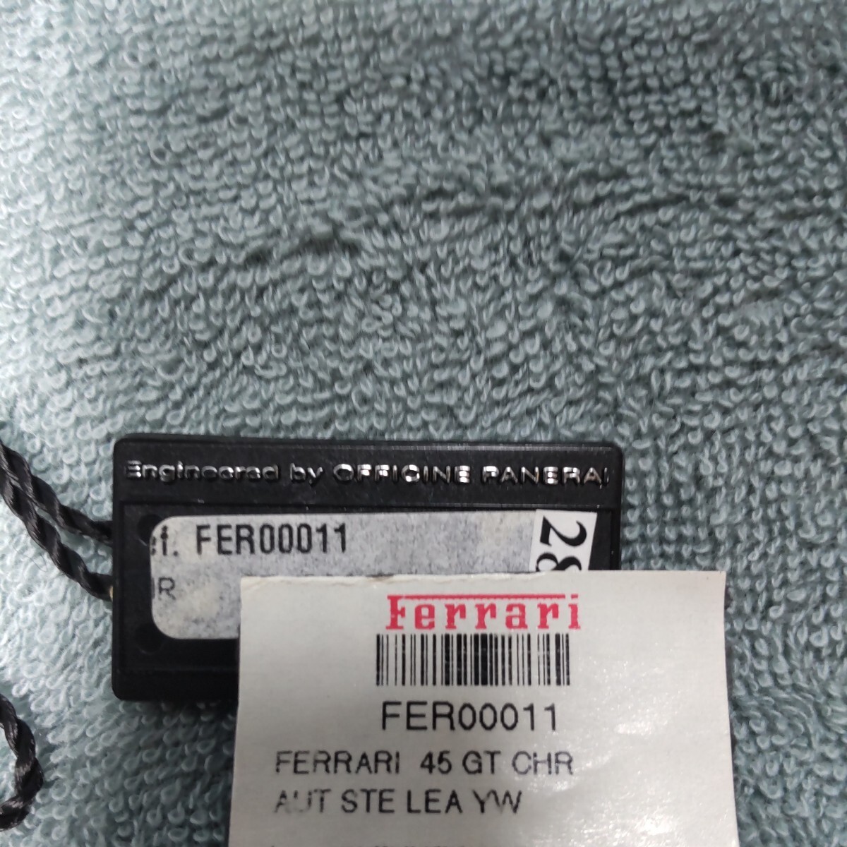 Panerai Ferrari Limited Card C.O.S.C. Cert, Guarantee From Japan