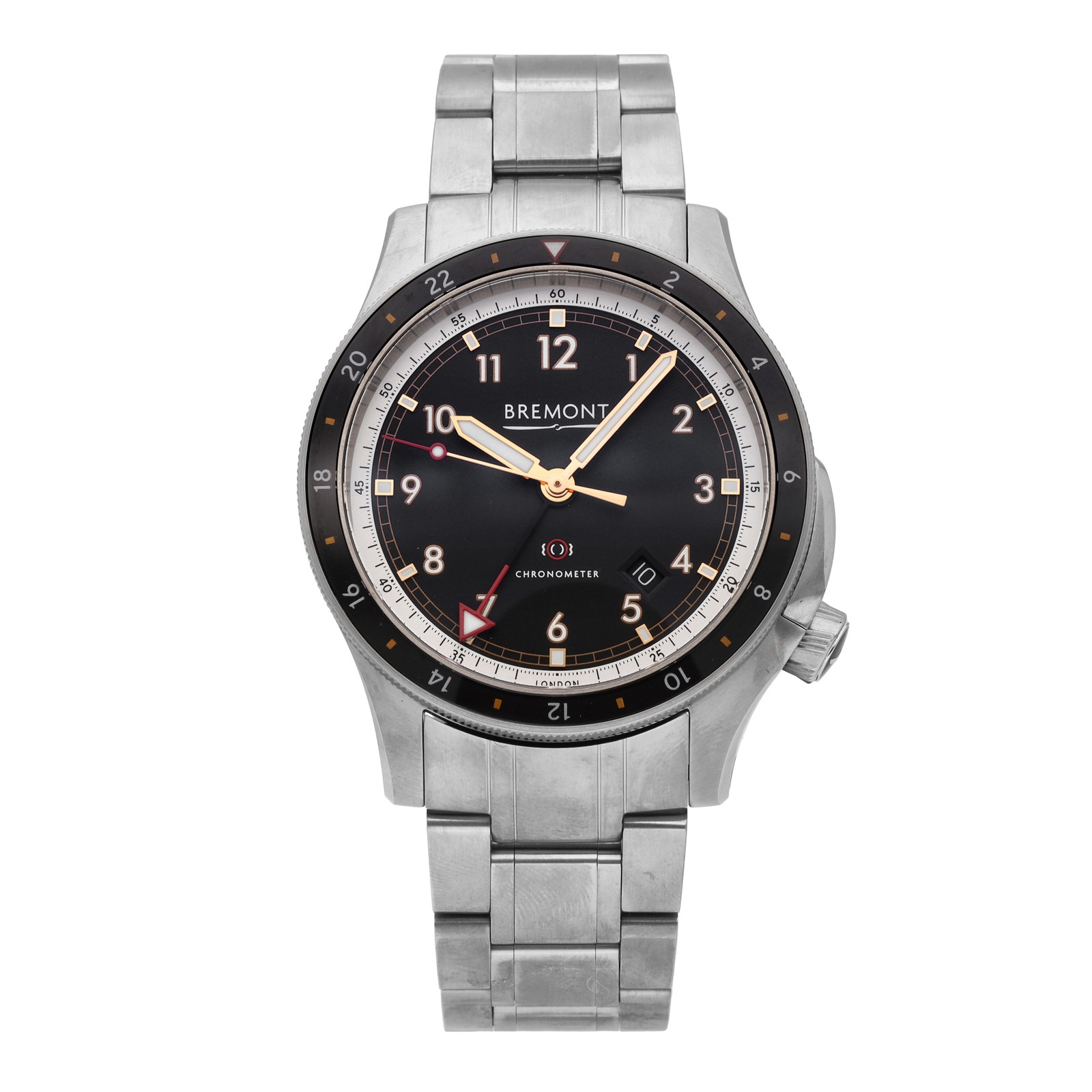 Bremont Ionbird Titanium Black Dial 43mm Auto Men’s Watch IONBIRDMODEL12020-B