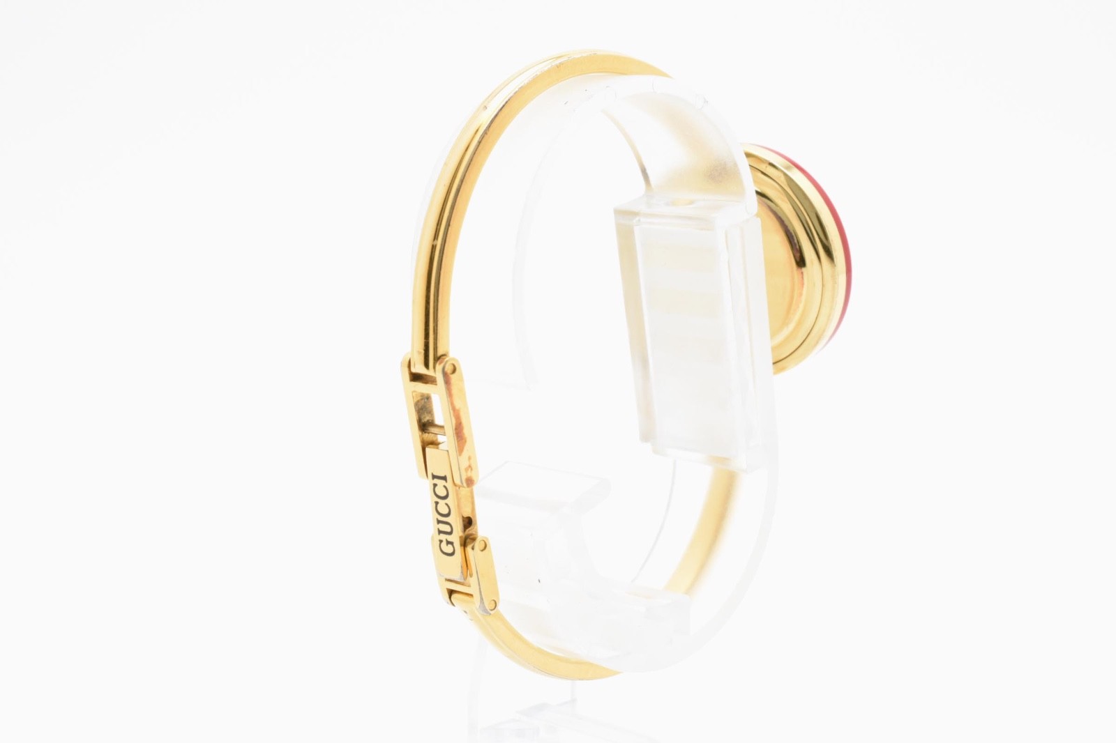 Gucci Change Bezel White 11/12 Gold Dial 11 Colors Watch Box [Near MINT]
