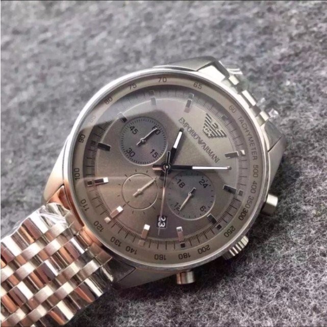 Emporio Armani Sportivo Ø43mm Chronograph Tazio AR5997 w/box &warranty,manual