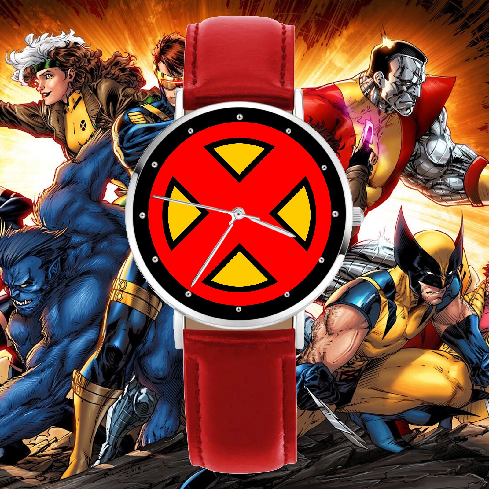 X-Men Symbol Multicolor Watch Collection