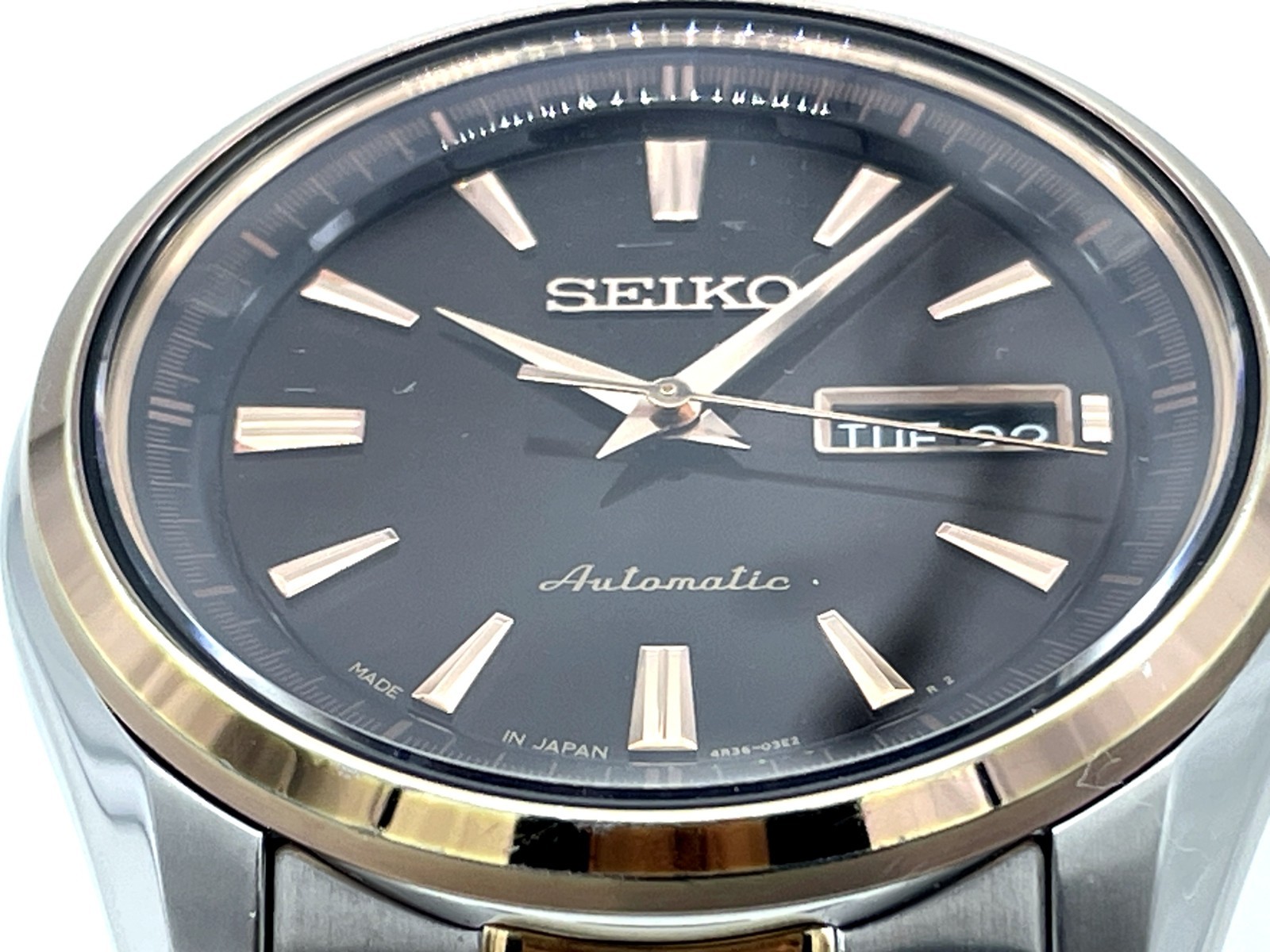 Near MINT SEIKO PRESAGE Automatic Watch Dark brown Dial 24Jewels 4R36-03H0 Boxed