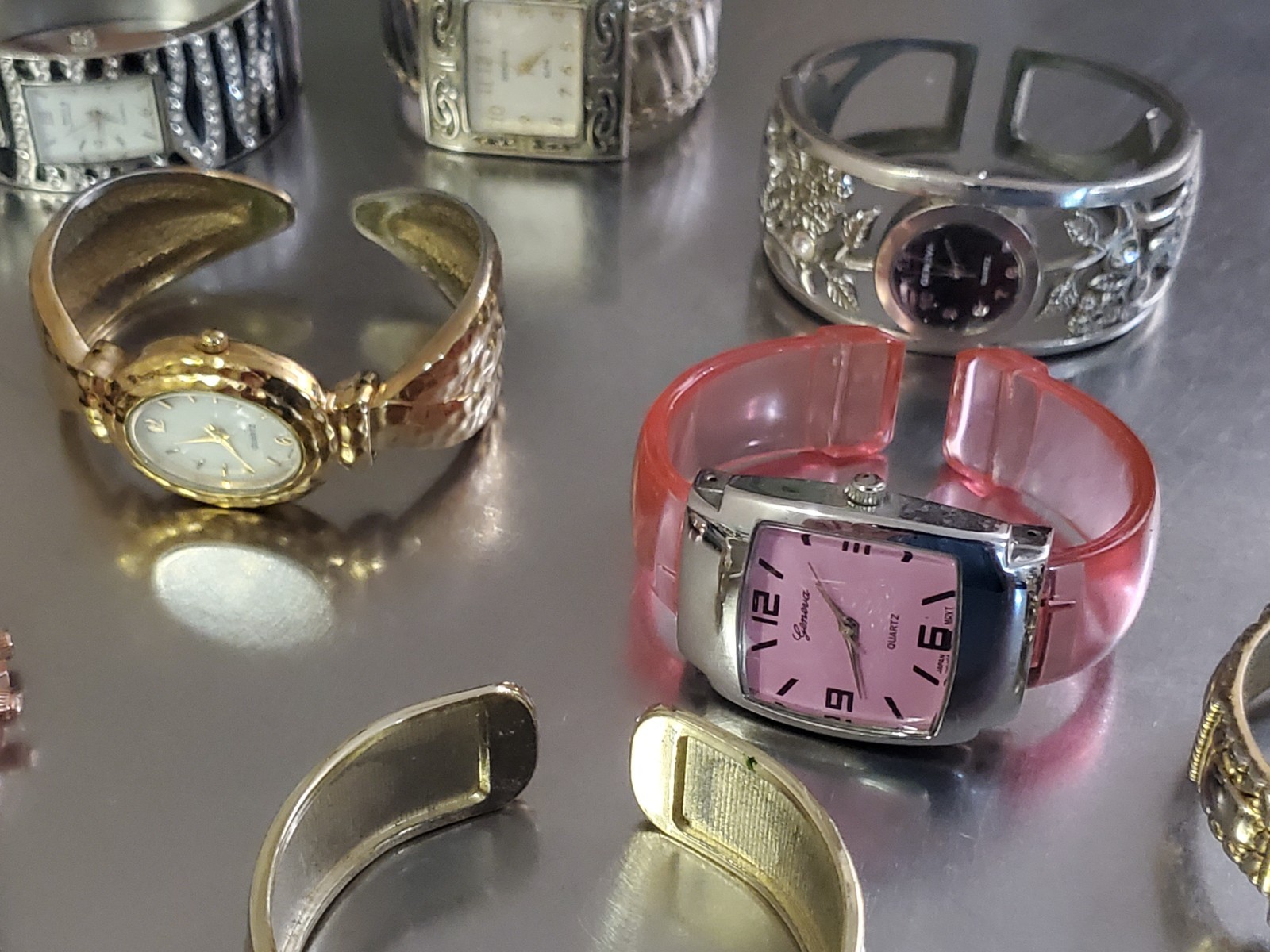 Watch Lot Of 13: Geneva, Regent, Boca Classics, etc – Various Styles and Designs