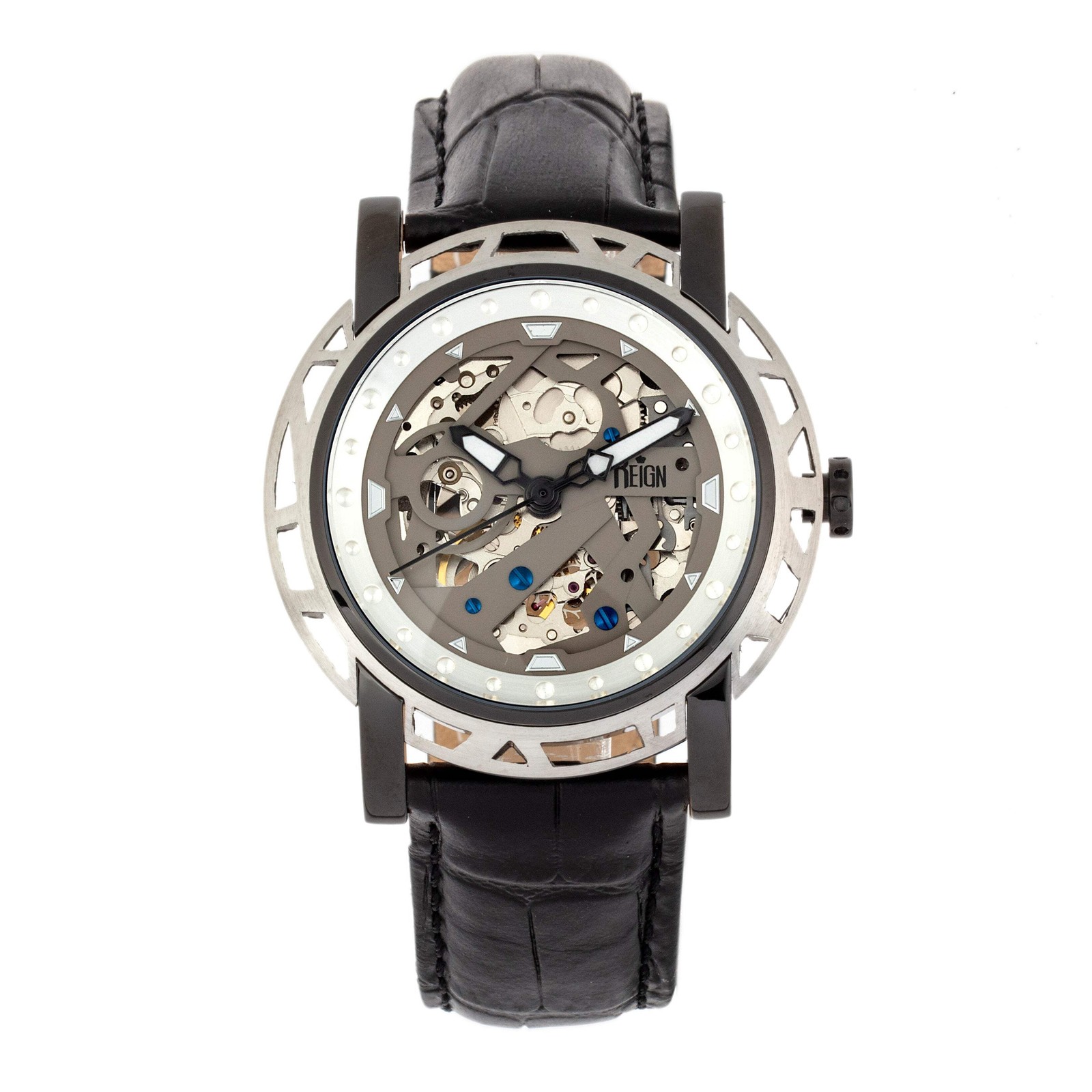 Stavros Silver/Charcoal | Gray Dial Wristwatch REIRN3704