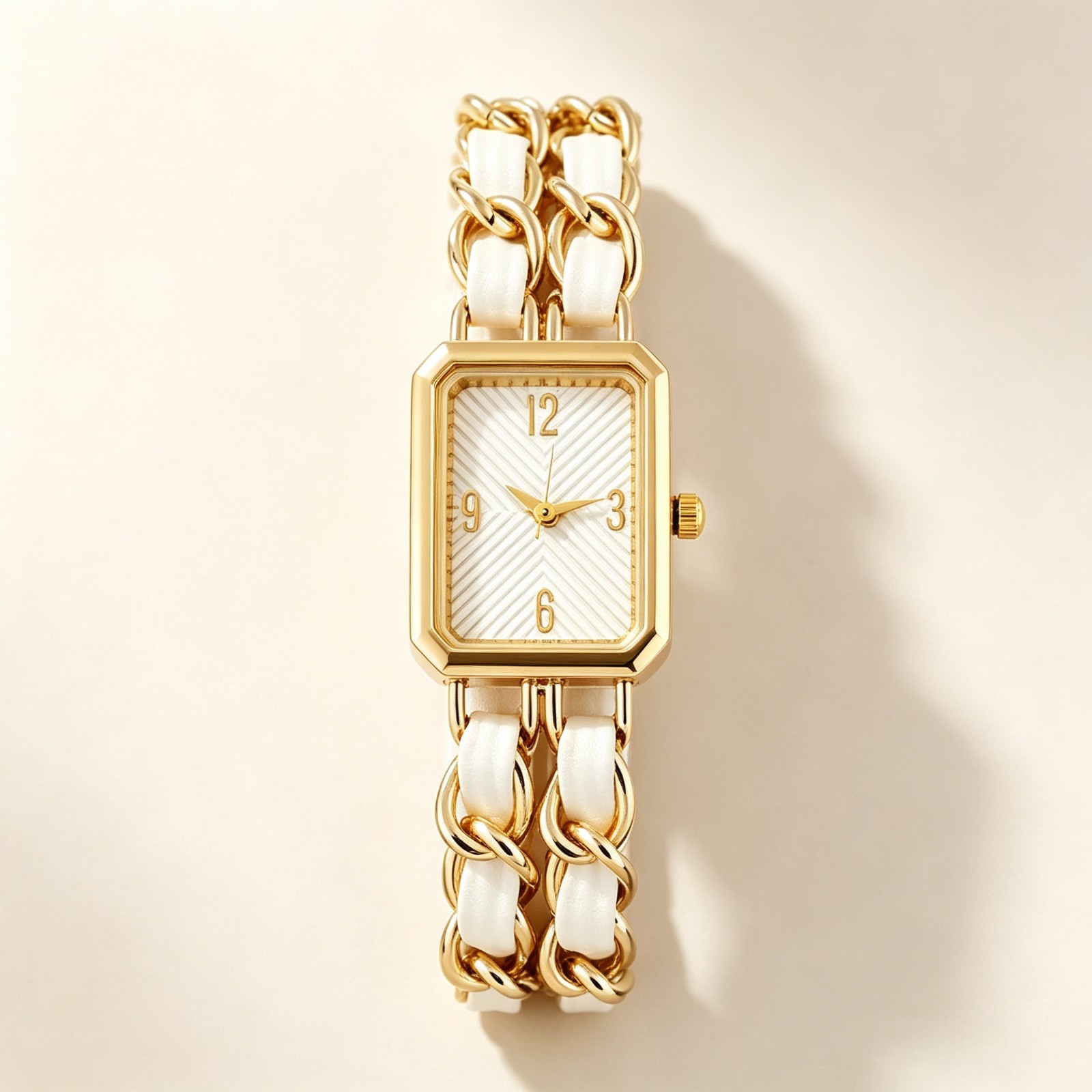 Vintage Square Quartz Watch Luxury Leather Strap Fashion Gift For Women US Stock