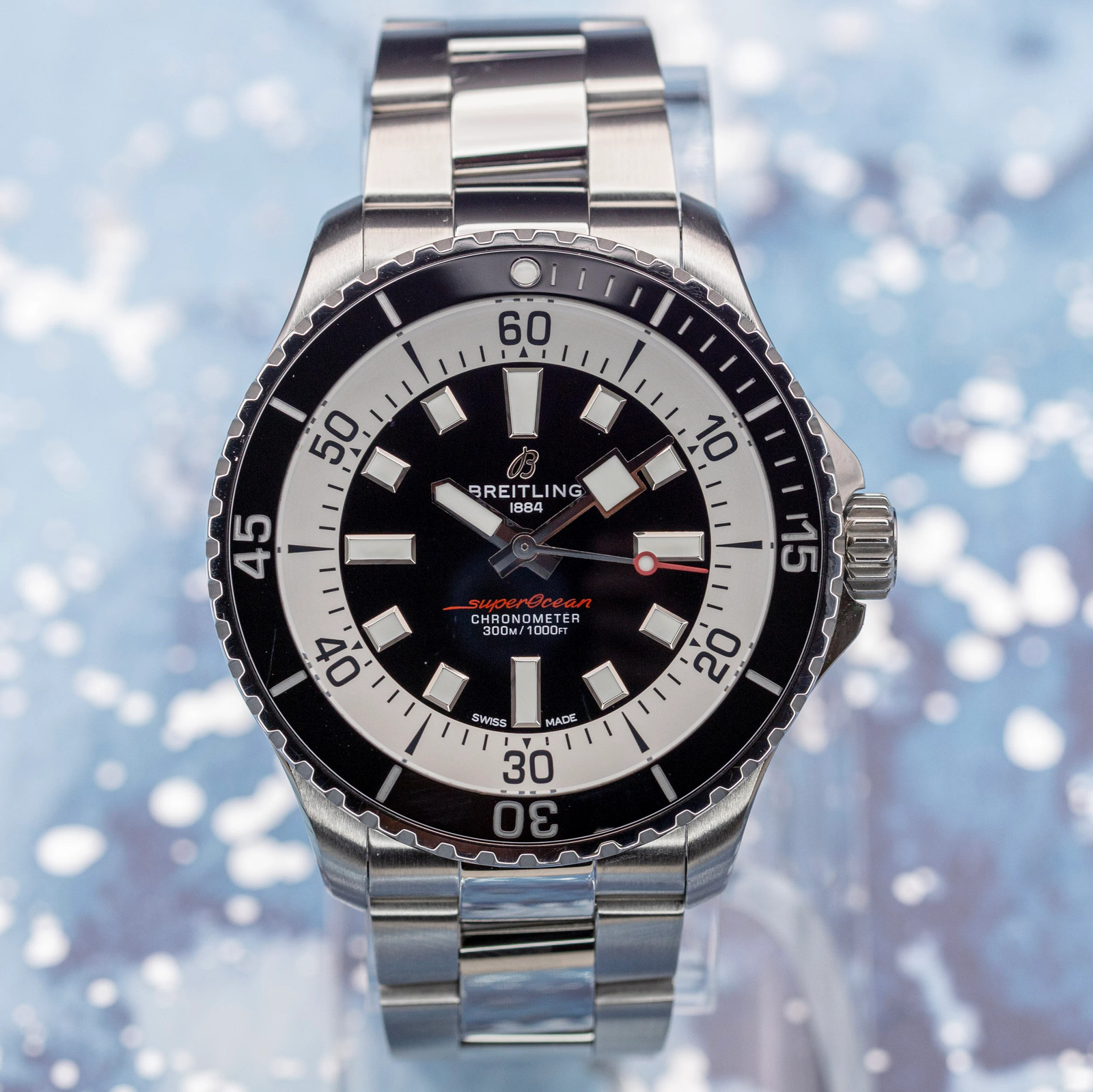 2025 Breitling Superocean Auto 44 Black Dial A17376211B1A1 | Full Set | Warranty