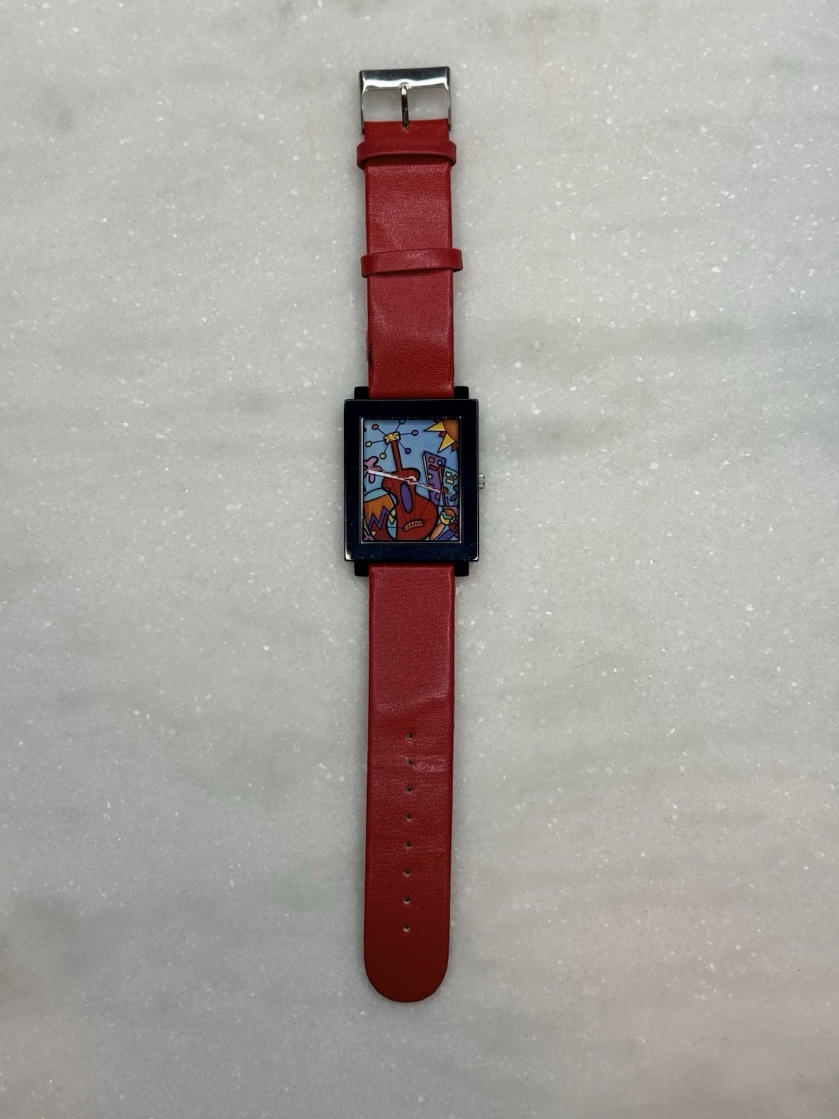 Sonya Paz Limited Edition Numbered “Salsa Rhythm City” Guitar Pop Art Watch