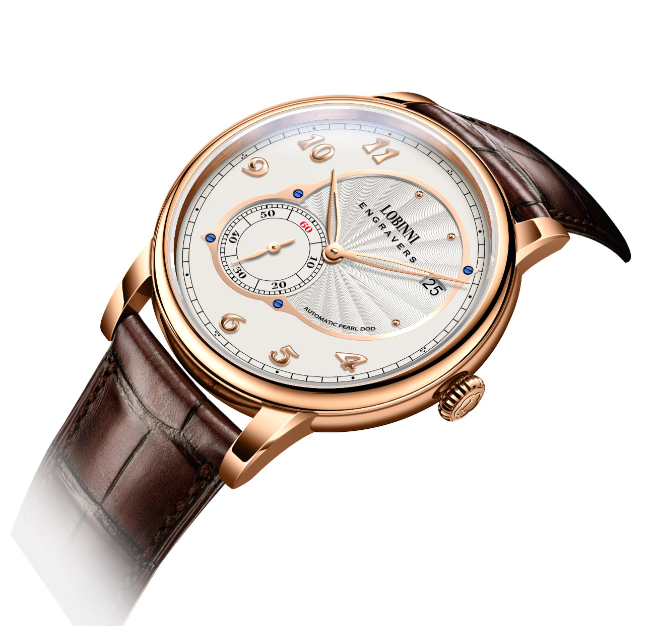 LOBINNI Men Automatic Watch 40mm Mechanical Wristwatch Hangzhou 5000 Micro Rotor