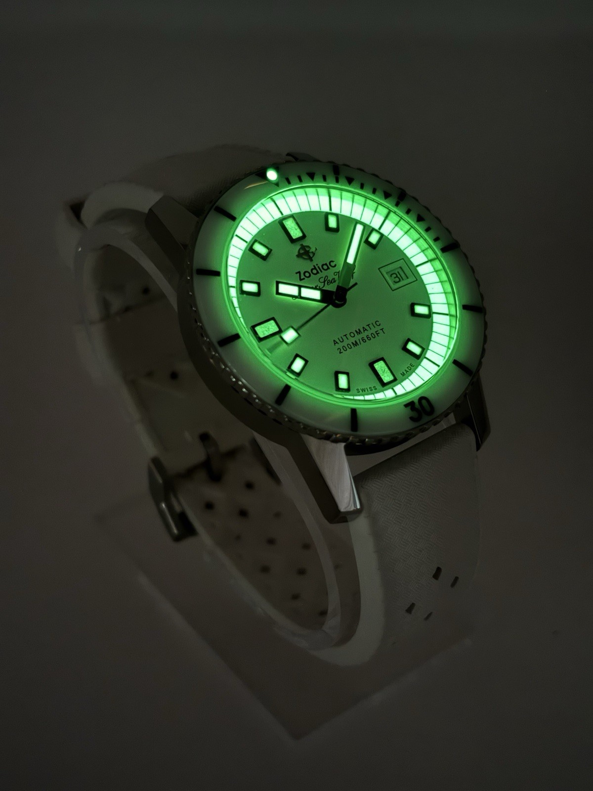 Zodiac Super Sea Wolf Automatic Diver Watch ZO9309 ‘Spearmint’
