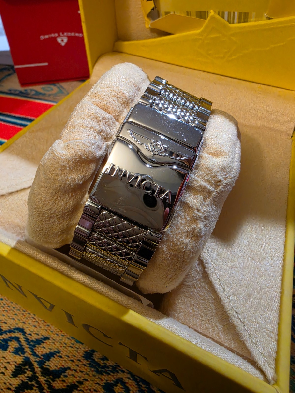 INVICTA SUBAQUA III 19166 SWISS MADE CHRONOGRAPH W.R. 500 MT ALL STAINLESS STEEL