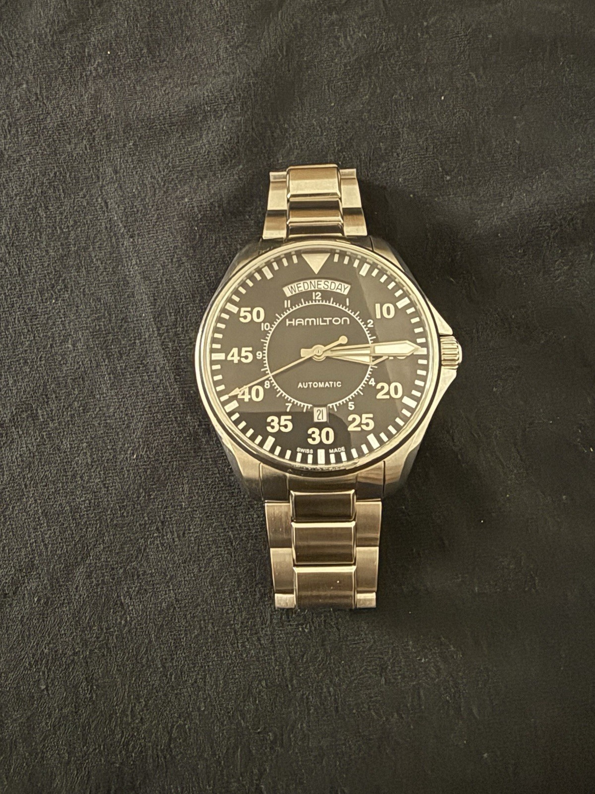 Hamilton Khaki Aviation “Cooper” Automatic Day-Date 42mm Box/Papers