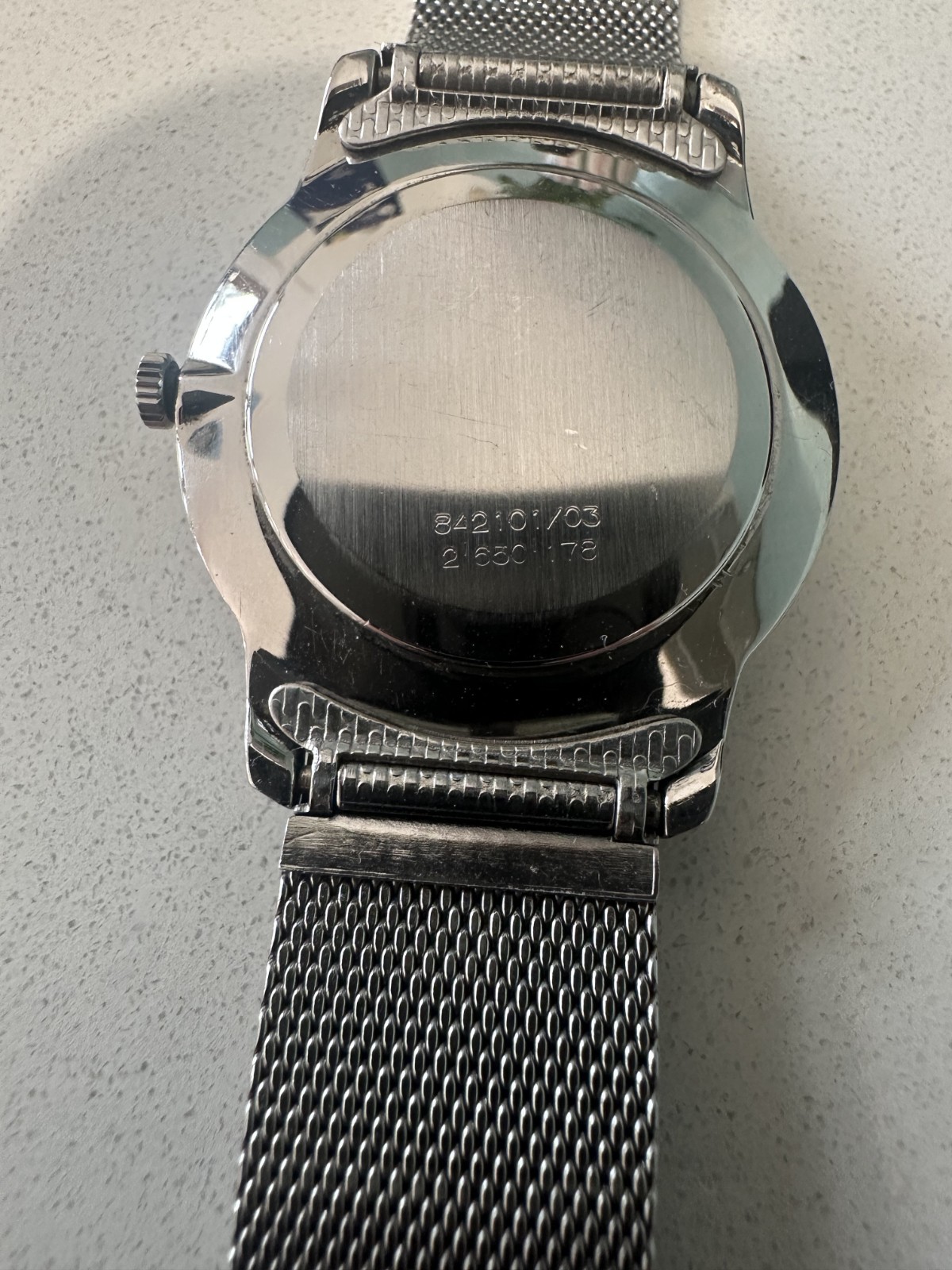 Universal Genève Ultra-Thin Ref. 842101 Manual Wind Linen Dial – Original Band