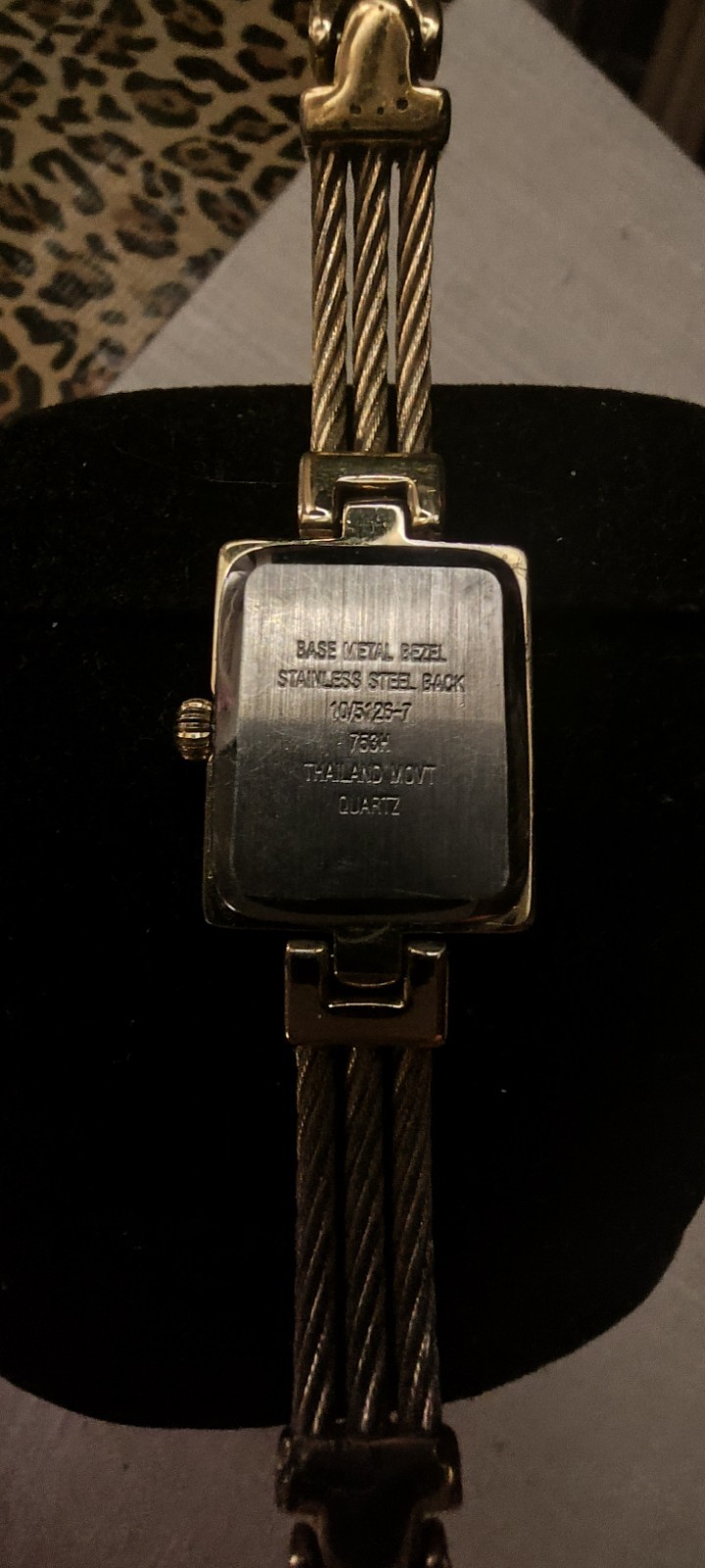 Anne Klein 753M Thailand Movement Rectangular Quartz Watch