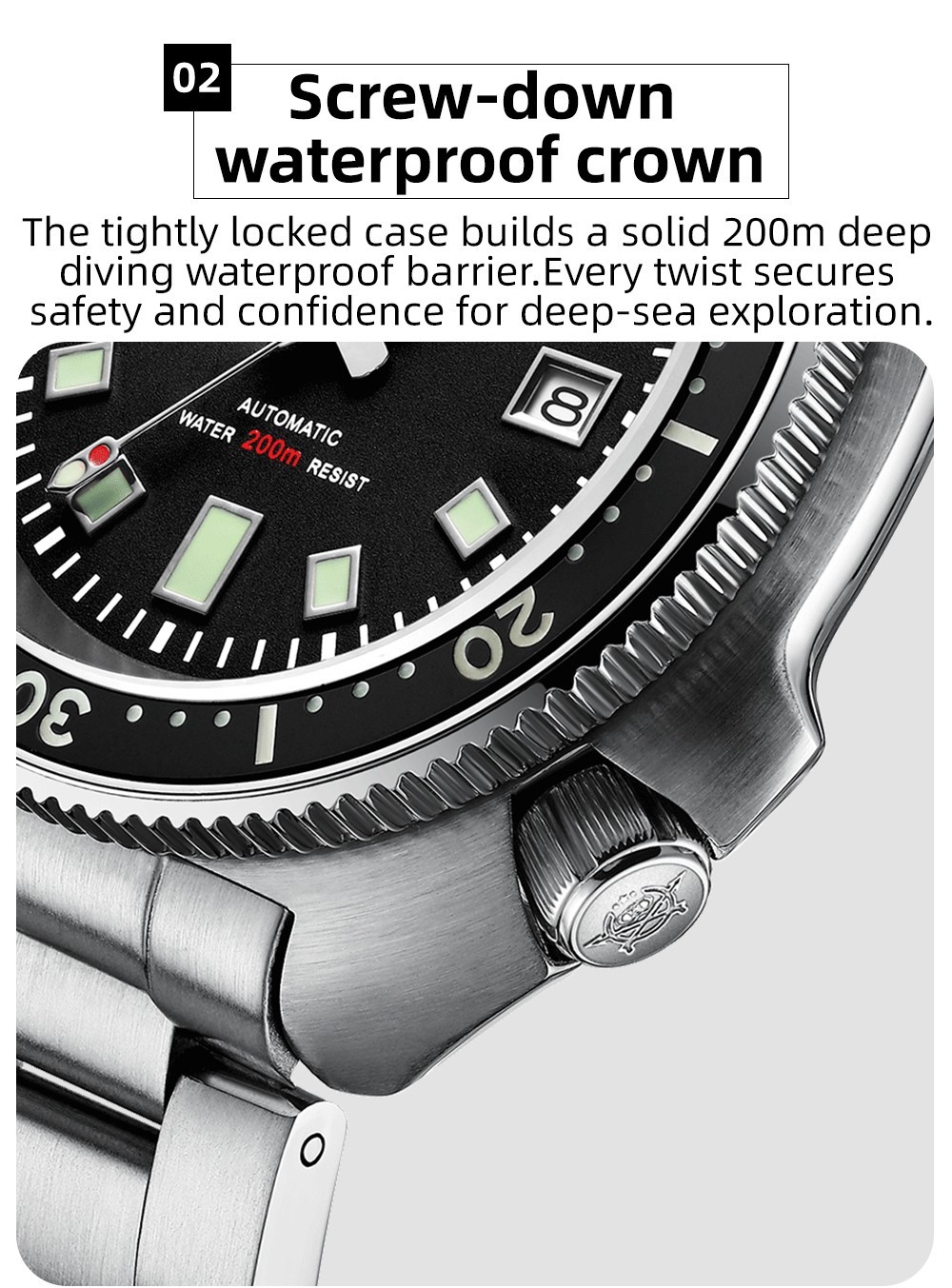 ADDIESDIVE Automatic Diver Watch Men Turtle Captain Willard Citizen Miyota Black