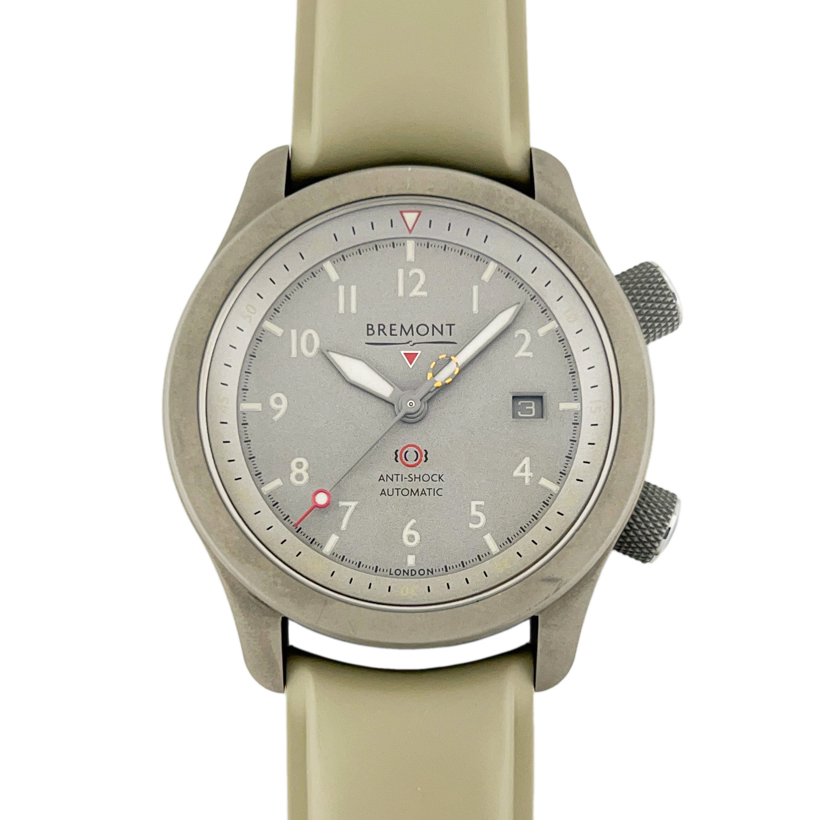 Bremont MB Savanna 43mm titanium automatic ref. MB-SAVANNA-R-S, complete set