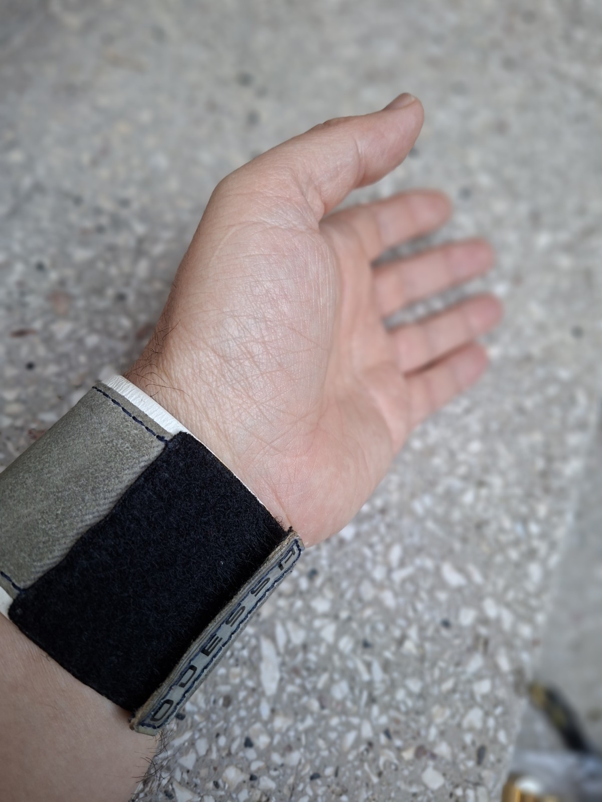 Odessa Digital Leather Cuff ladies watch