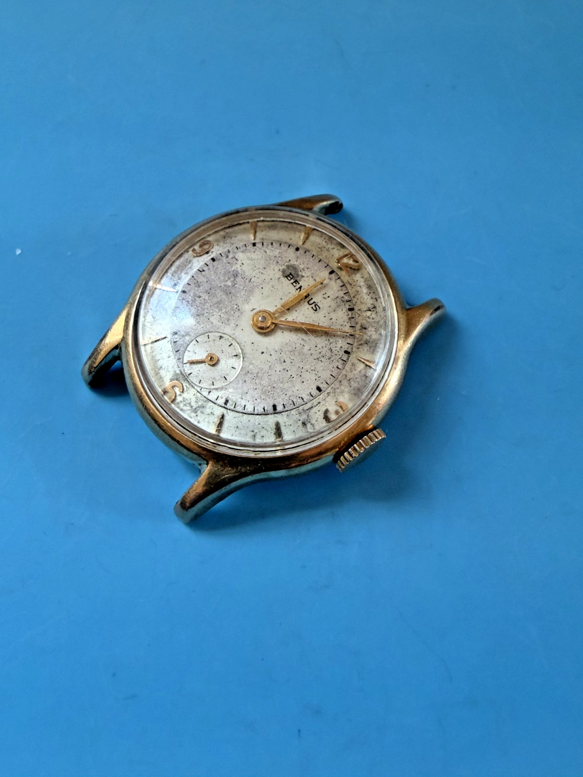 Vintage Benrus 17J BB14 Mechanical Watch Gold Filled – Running