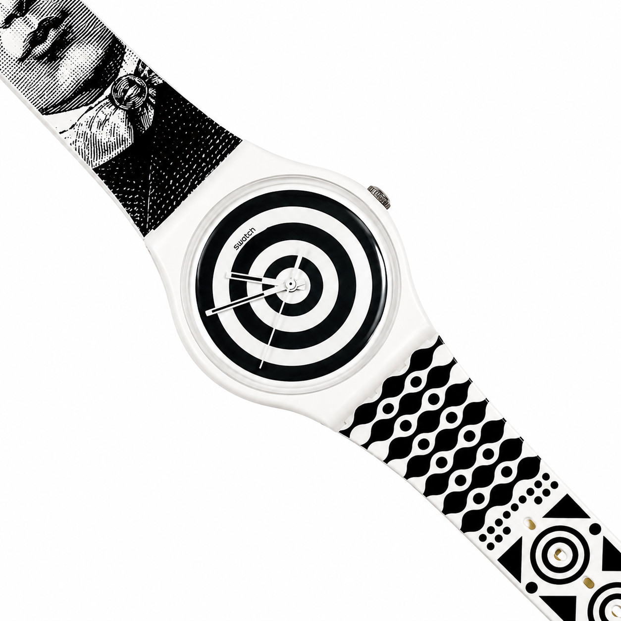 NEW & GENUINE Swatch Limited Edition Swiss Brand Watch HYPNOTIC EYE (SUOZ127)