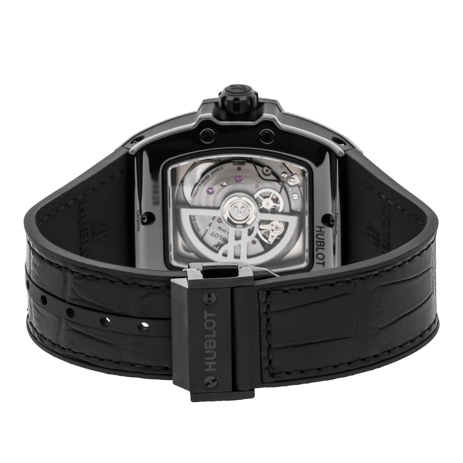 Hublot Spirit of Big Bang Ceramic Black Gold Auto 39mm Watch 665.CX.0660.LR