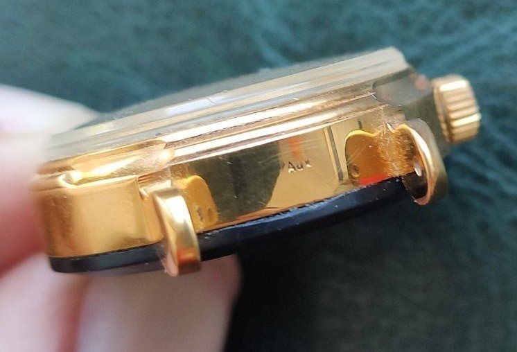 VINTAGE LUCH USSR Ladies Watch Roman Dial Gold Plated AU Soviet Mechanical WORKS