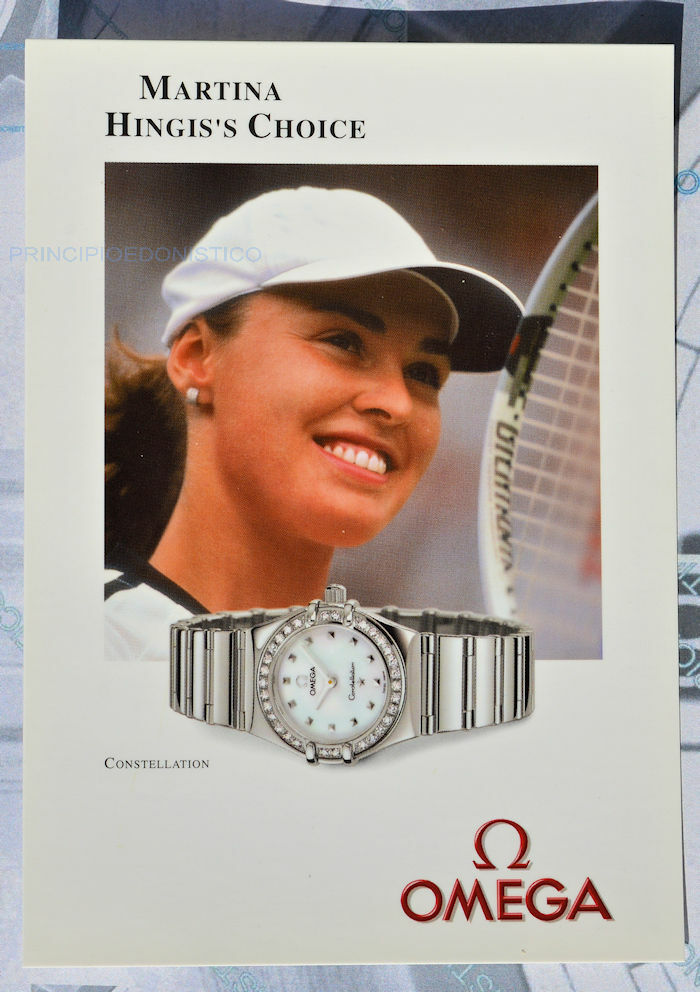 Set Of 3 Rare Cards OMEGA Period Years’ 90 New With Hingis Popov Schumacher