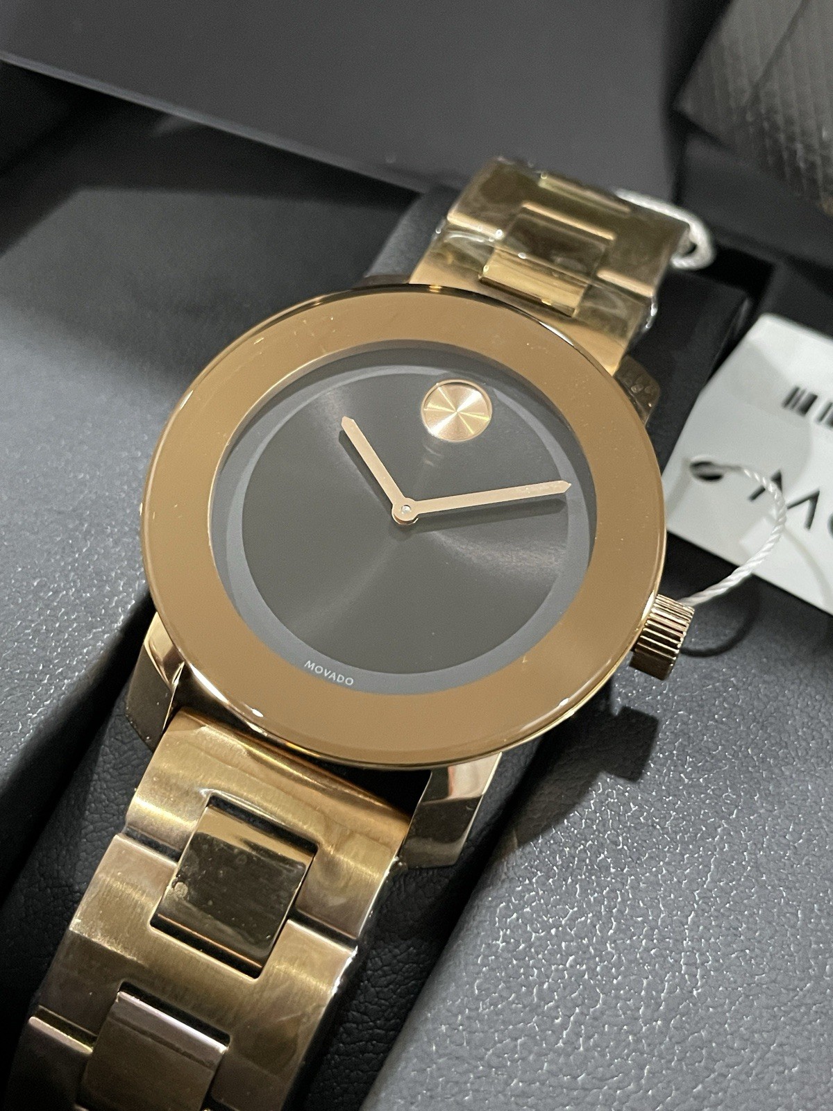 Movado Bold Unisex Rose Gold PVD 3600463