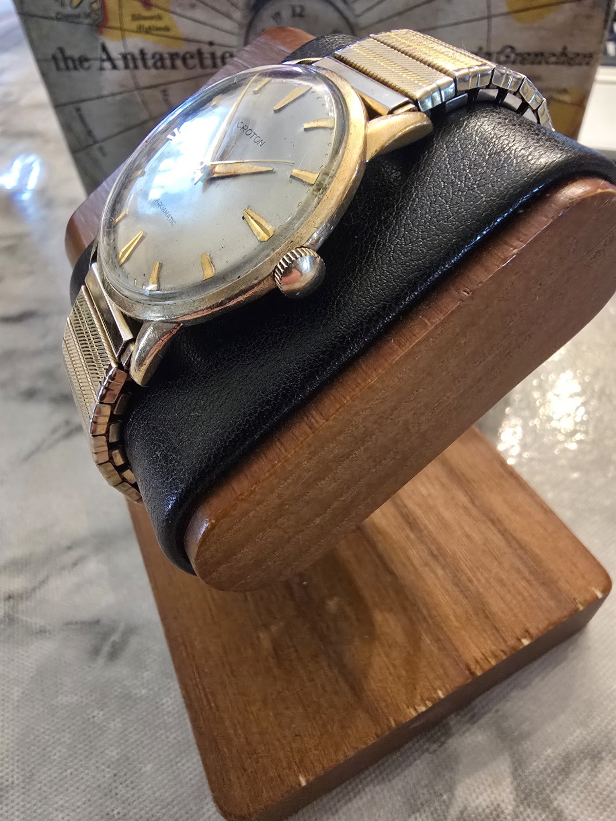 Vintage 1961 Croton Nivada Grenchen The Antarctic Aquamatic with Provenance