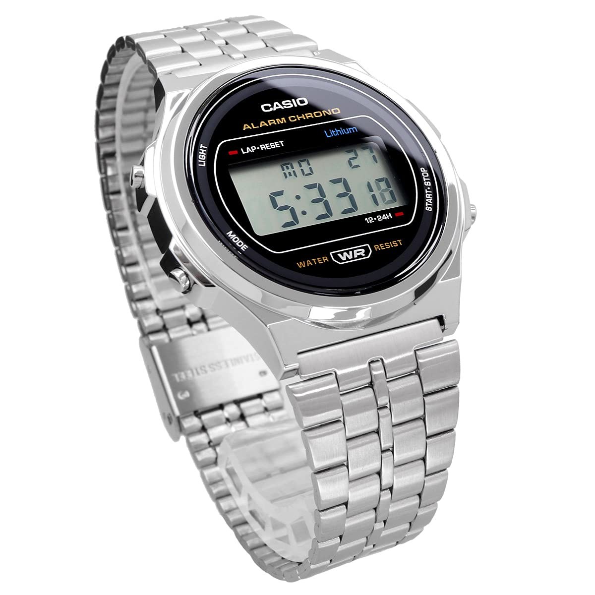 CASIO Standard Vintage Watch Unisex Classic Classic Digital Metal A171WE-1A
