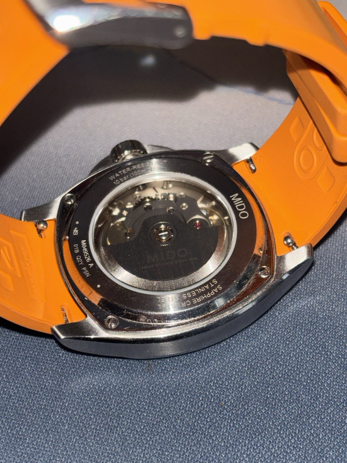 Mido Multifort Grey Dial Organe 40mm M049.526.17.081.00 – Orange (14566)