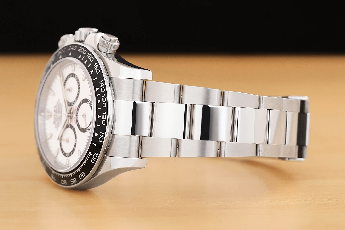 2026 JAN CARD ROLEX DAYTONA COSMOGRAPH 126500LN PANDA WHITE CERAMIC STEEL WATCH