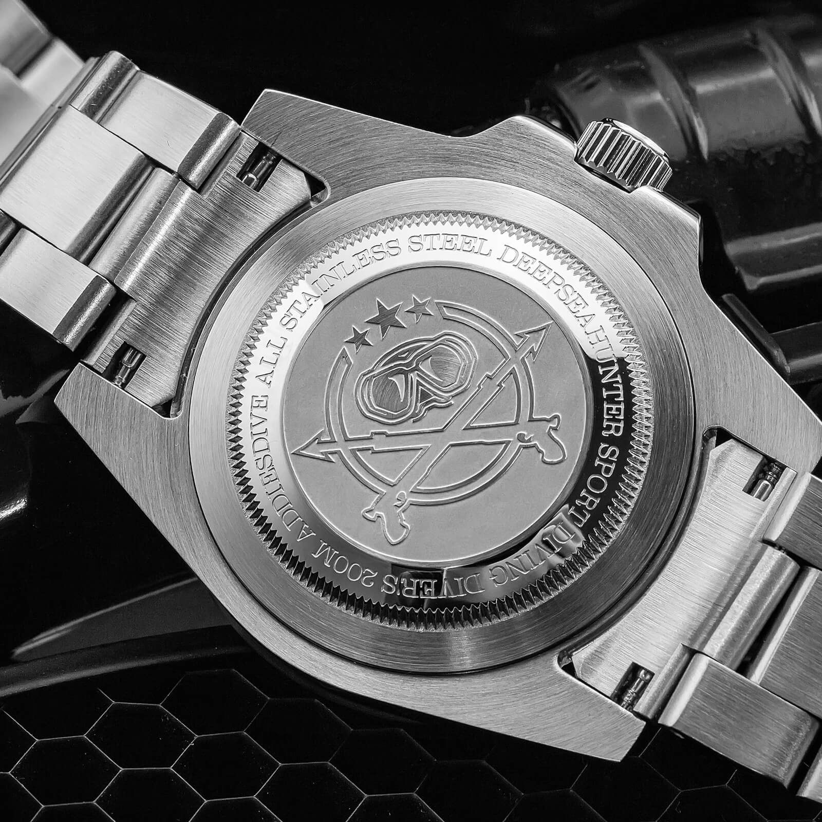 41MM ADDIESDIVE Quartz Mens Watch Diver 200M Waterproof Luminous Stainless NEW