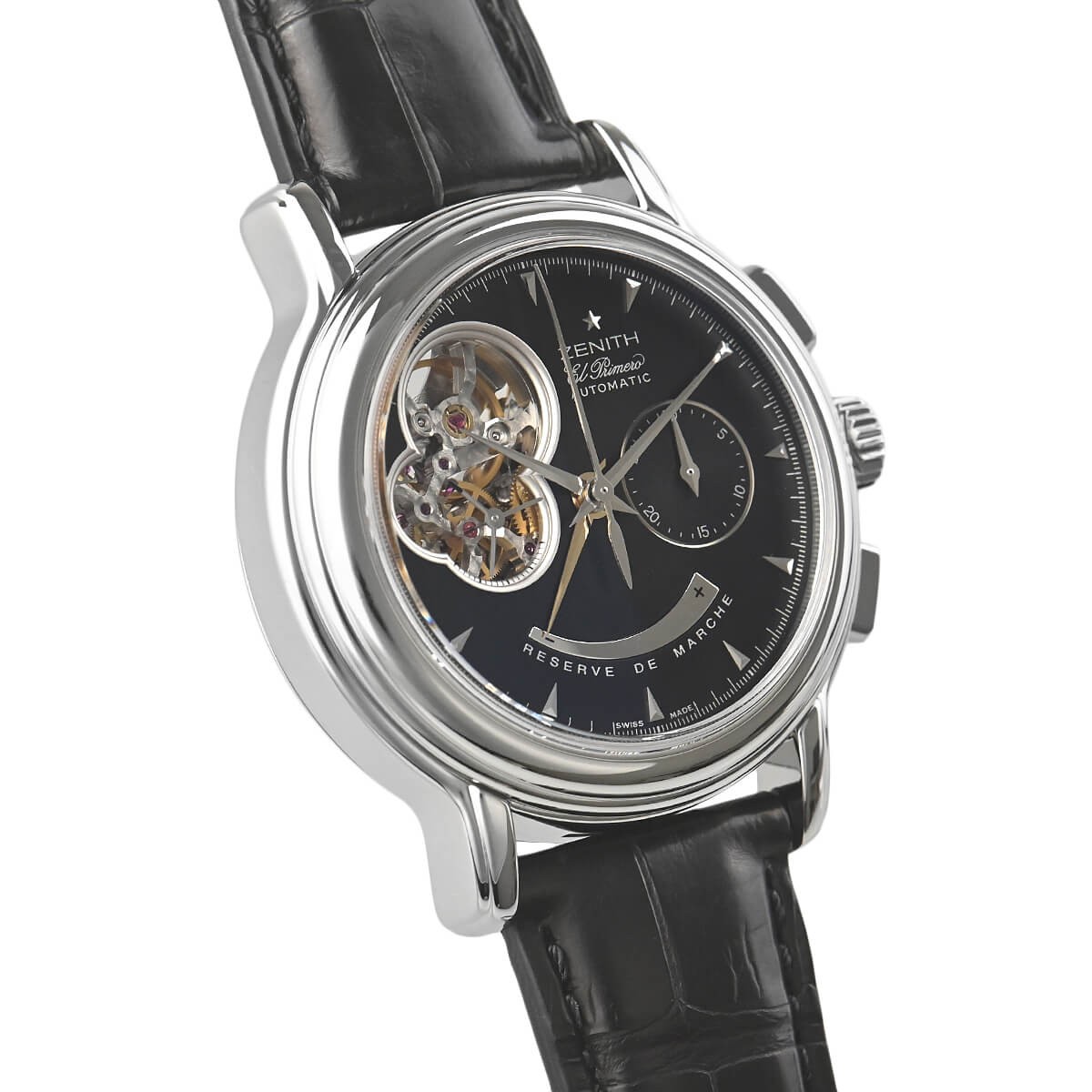 Zenith Chronomaster T Open El Primero Black Dial 03.0240.4021/21.C495 Serviced