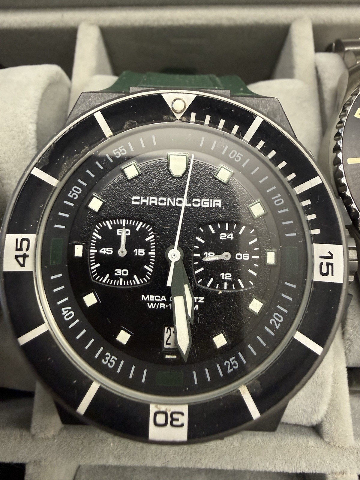 Chronologia Men’s Autumn Trailers Silicone Wristwatch