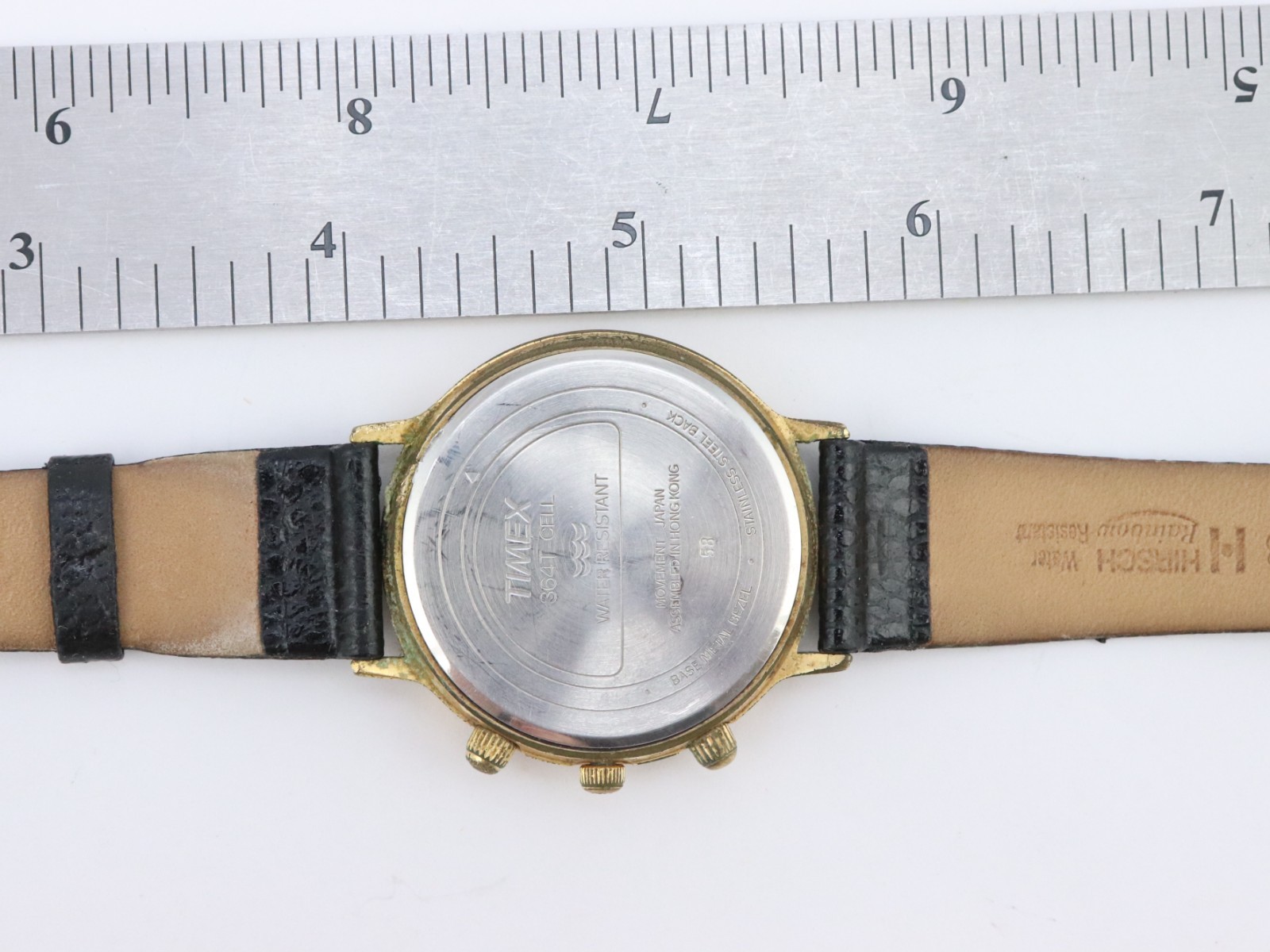 Timex Quartz Calendar Dial Day Date Watch Moon Phase NOT WORKING SEE DESCRIPTION