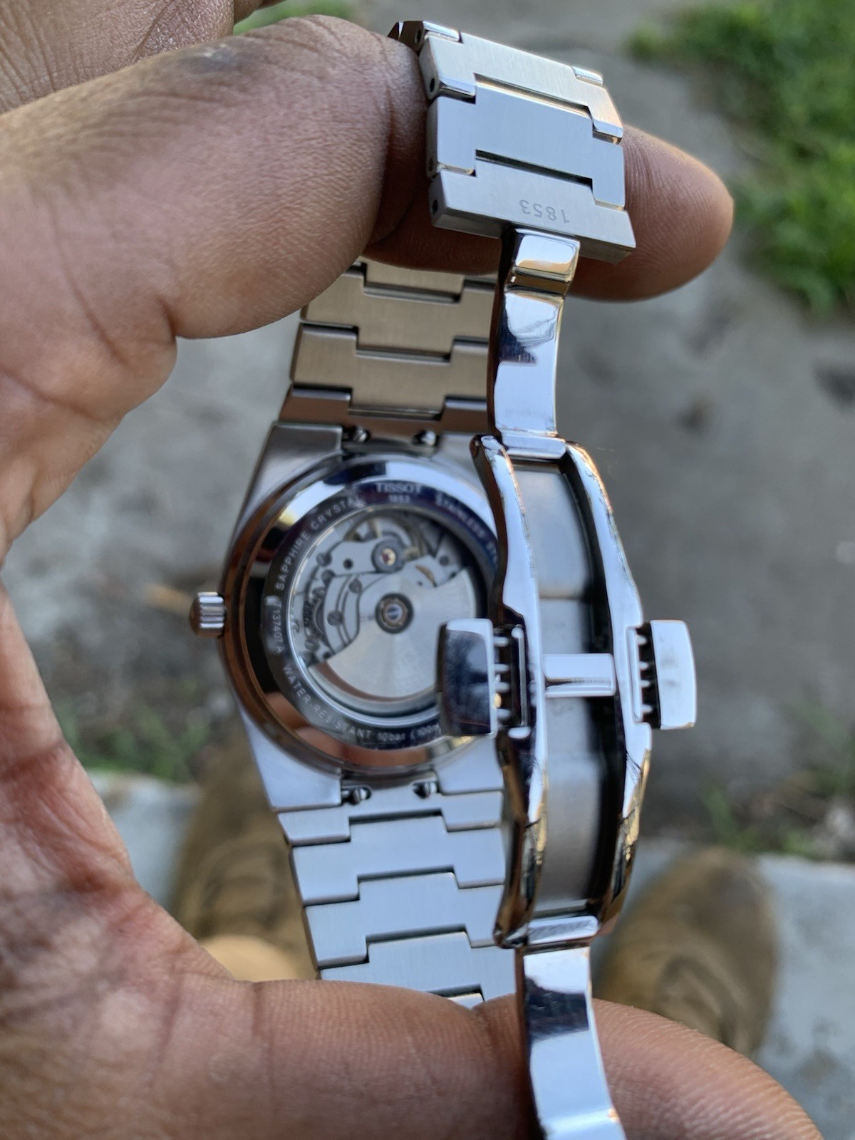 Tissot PRX Powermatic 80 Blue Tapisserie Dial Auto Date Box Bracelet