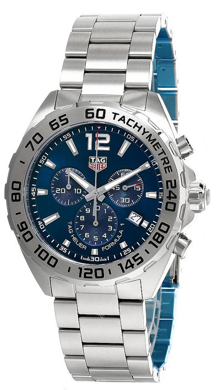New Tag Heuer FORMULA 1 CHRONO Blue Sunray Dial Men’s Watch CAZ101K.BA0842