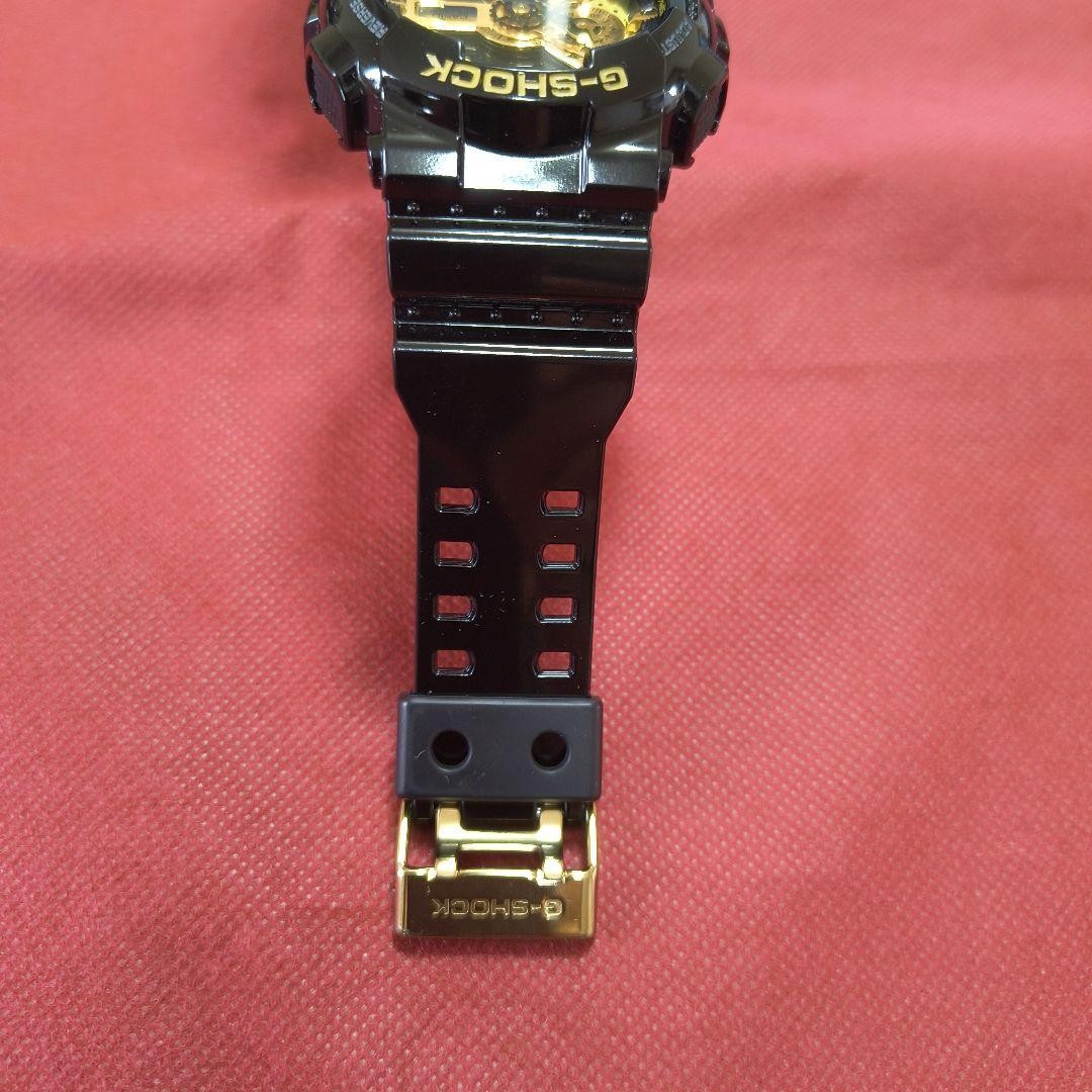 CASIO G-SHOCK GA-110GB Black Gold Watch ① 【USED】