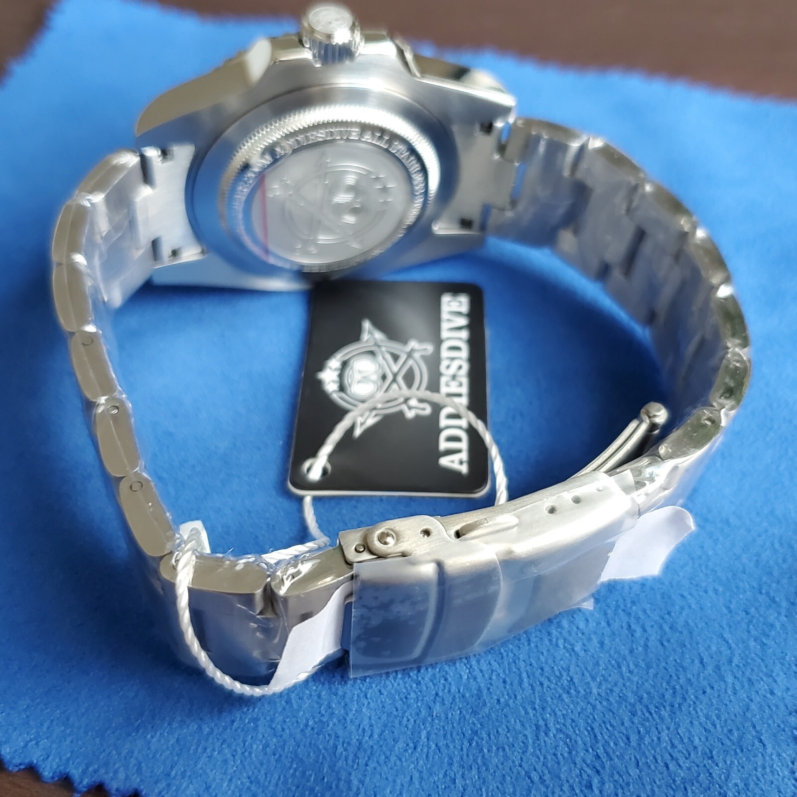 Addiesdive QUARTZ Dive Watch Silver Bezel Bracelet 41mm MY-H3 200m
