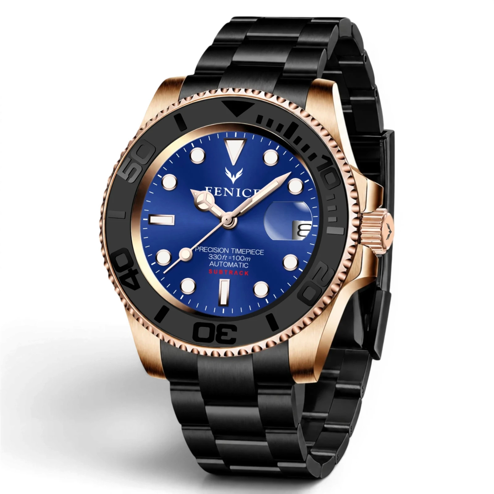 Fenice Subtrack SEA Automatic Watch 10ATM Miyota 21 Jewels 40mm