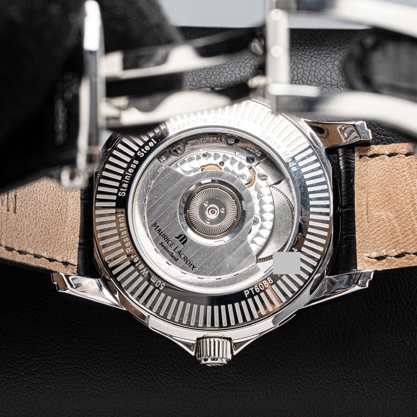 Maurice Lacroix PT6088 De Marche Pontos Stainless Steel Black Dial