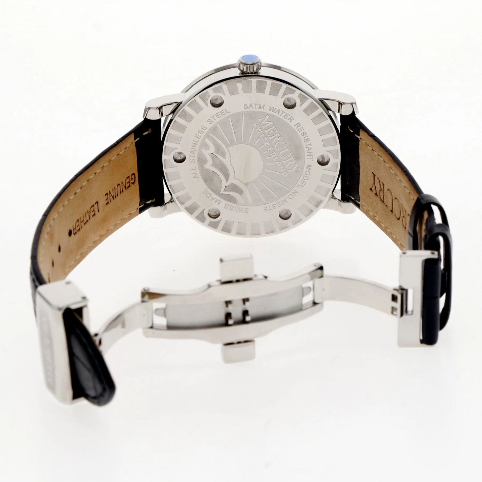 Mercury – Swiss Watch – ME375-SL-1 Swiss Quartz 42 mm ME375 50m (5 ATM, 169 ft)
