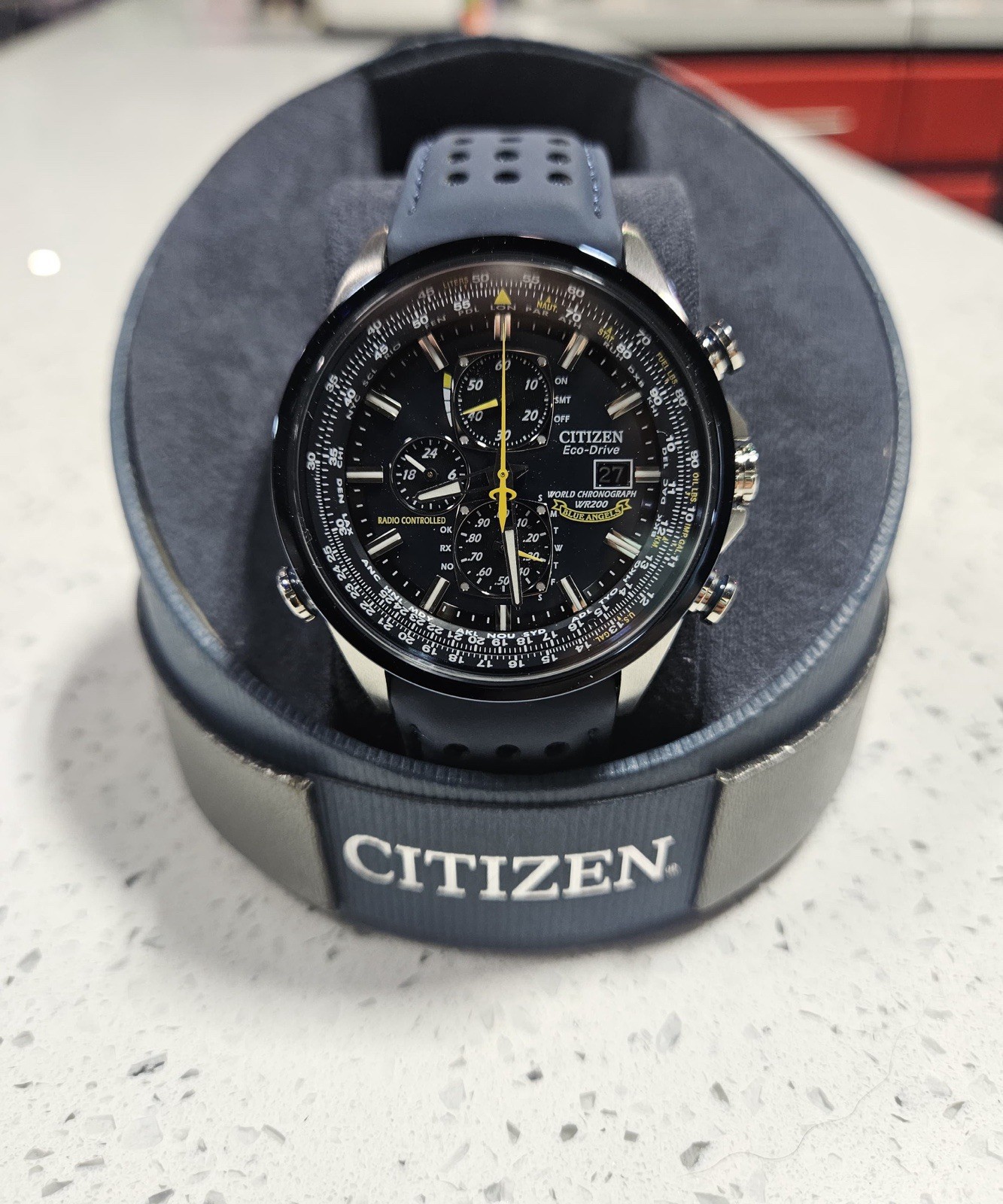 Citizen Eco Drive Blue Angels Blue Men’s Watch – AT8020-03L