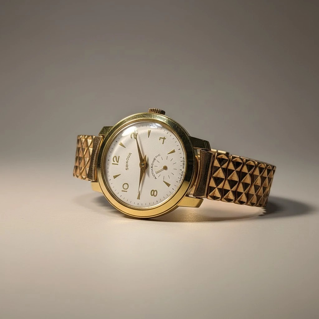 🔥 NOS GENOVA SWISS MADE, WOMAN’S MECHANICAL (MANUAL WINDING) 33MM WATCH