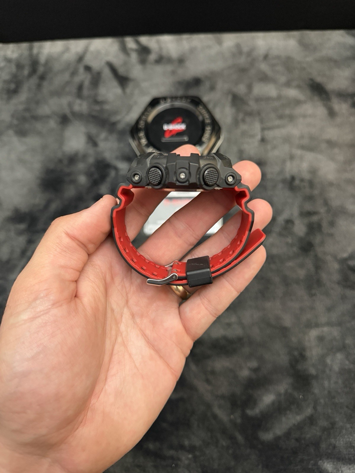 Casio G-Shock Layered Neon Color Men’s Watch GA-700SE-1A4 Red On Black