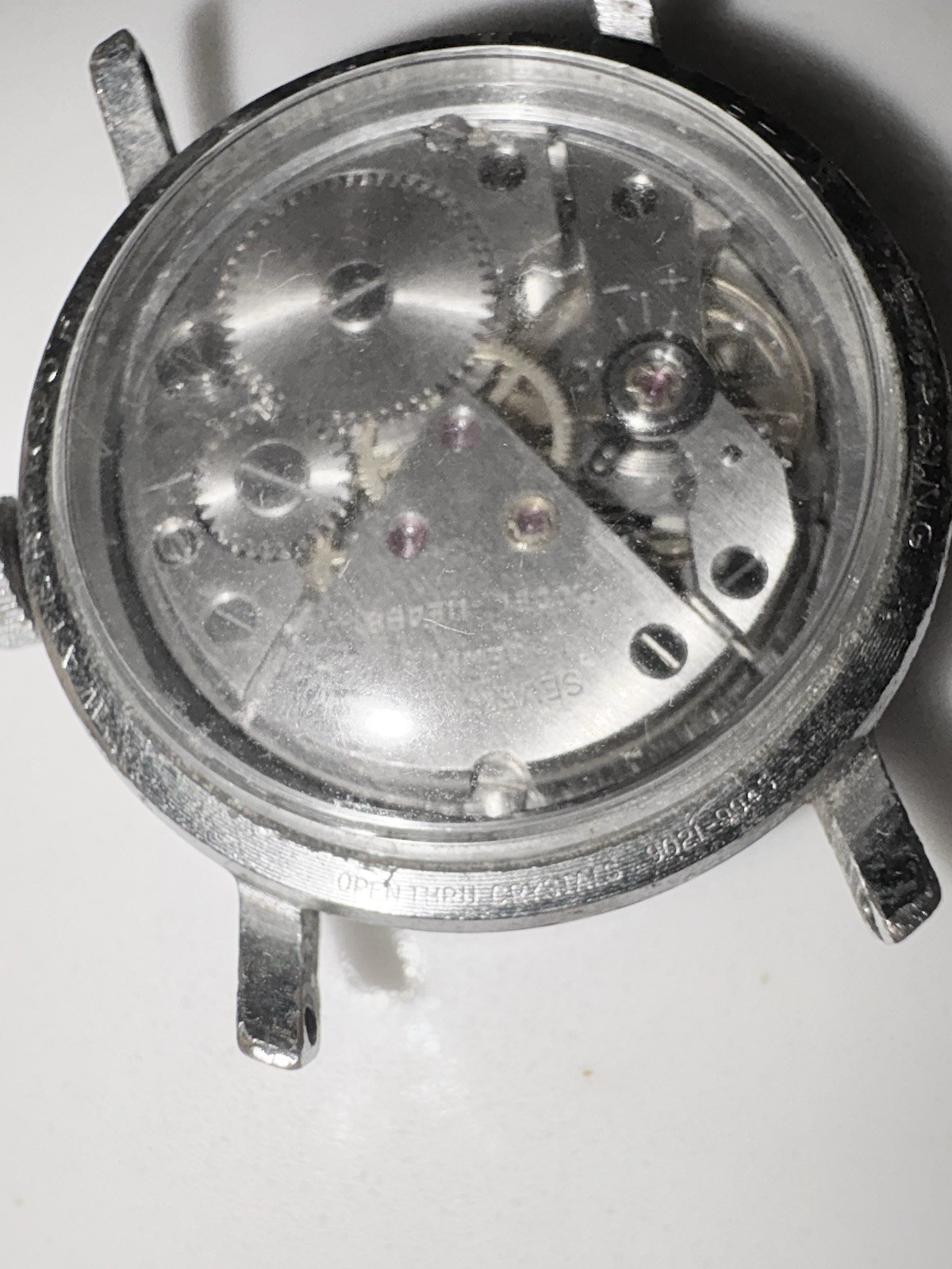 Benrus Competition Watch (1960s) 17 Jewels Sapphire crystal Case Back Vintage