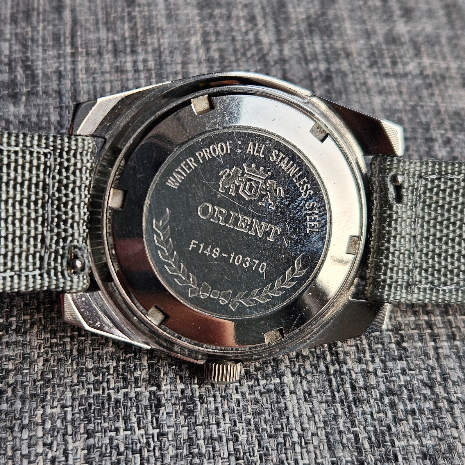 Vintage Orient UniMatic F149-10370 21 Jewels Automatic Day Date Men’s Watch