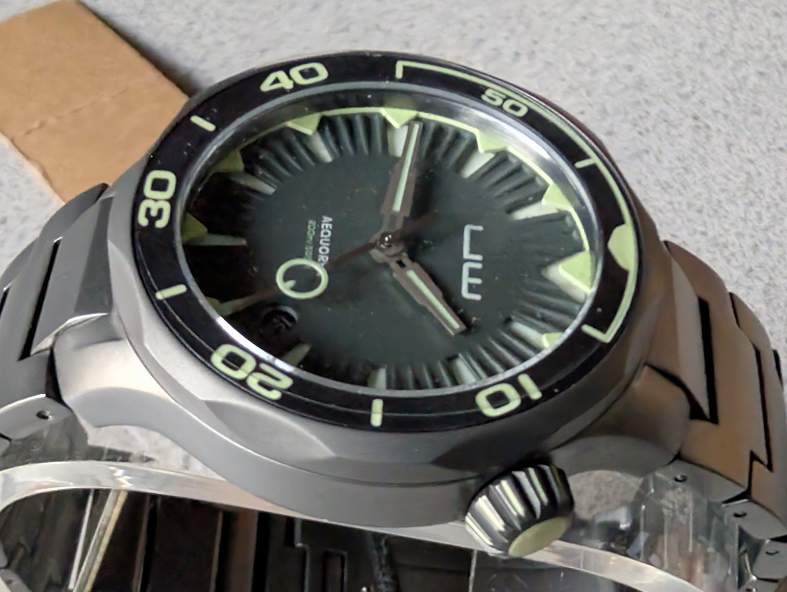 OVD~UNDER WATER AEQUOREA JELLYFISH 24J AUTOMATIC DIVE WATCH~FULL SET~KEEPS TIME