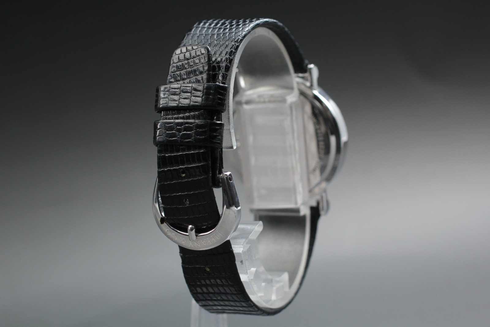 TIFFANY&CO Vintage Atlas M0640 Sterling Silver Men’s Watch 31mm New Battery