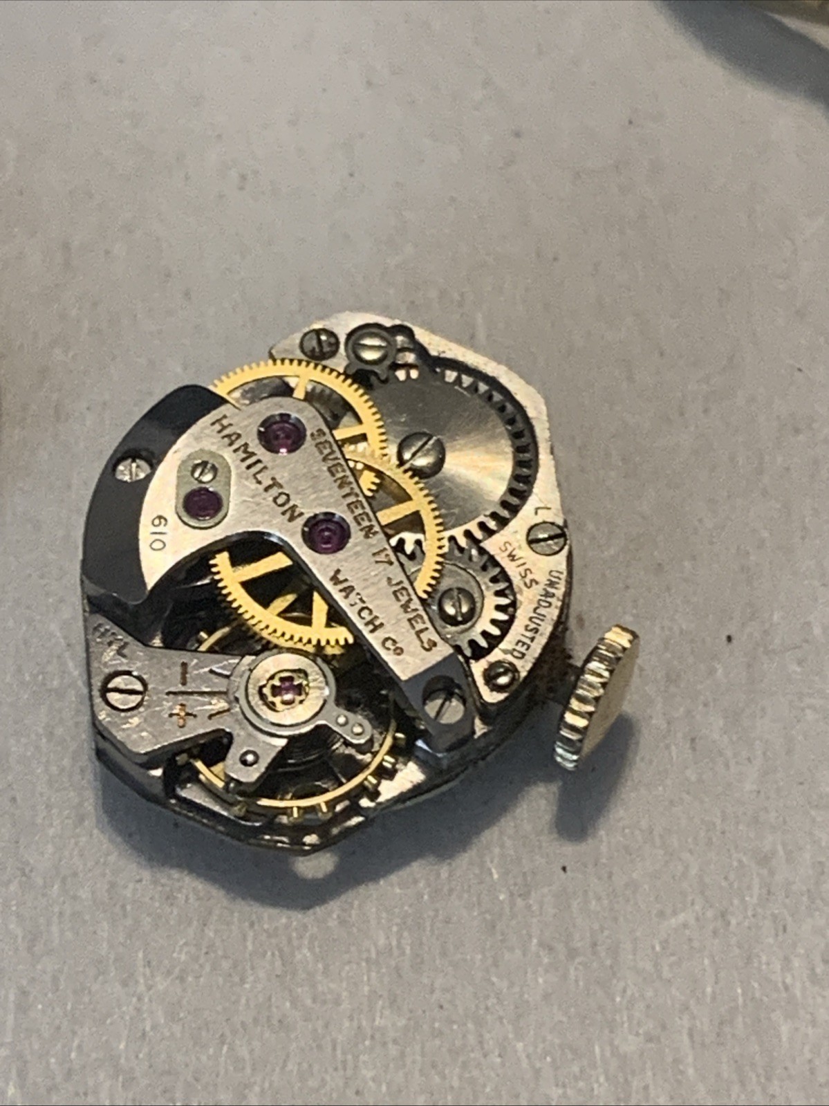 Ladies VTG Hamilton Watch Not Working 10 K Gold Filled 11.2 Gr